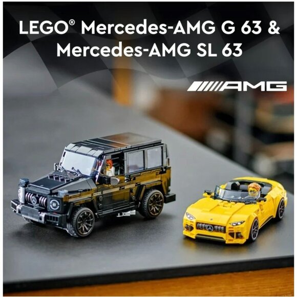 NIP Sealed NRFB LEGO Speed Champions Mercedes-AMG G 63 & SL 63 Set 76924 808 pcs - Picture 3 of 7